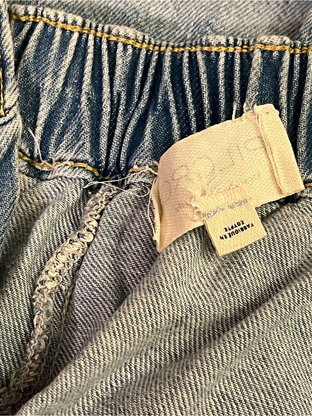 Anthropologie Pilcro Emory Pleated High Rise Wide Leg faded Jeans Size 28 - Picture 12 of 14